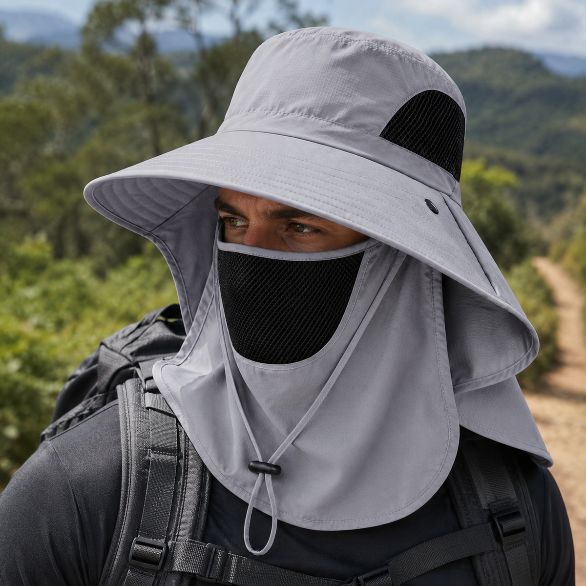 CHAPÉU COM PROTEÇÃO UV MASCULINO TECH FALPINE