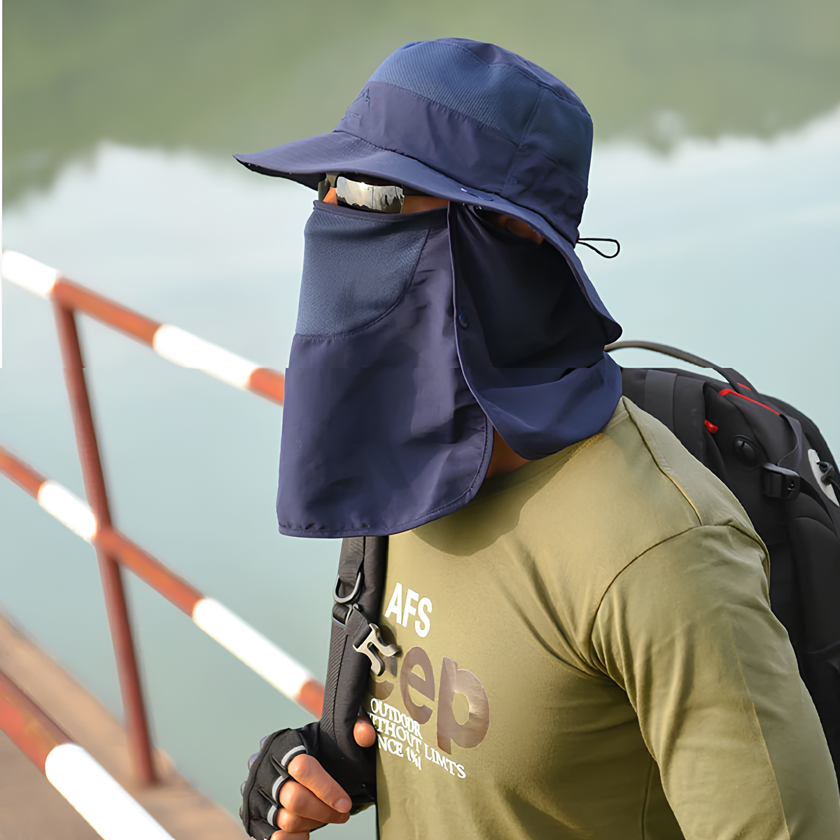 CHAPÉU PROTETOR PESCOÇO E ROSTO FALPINE