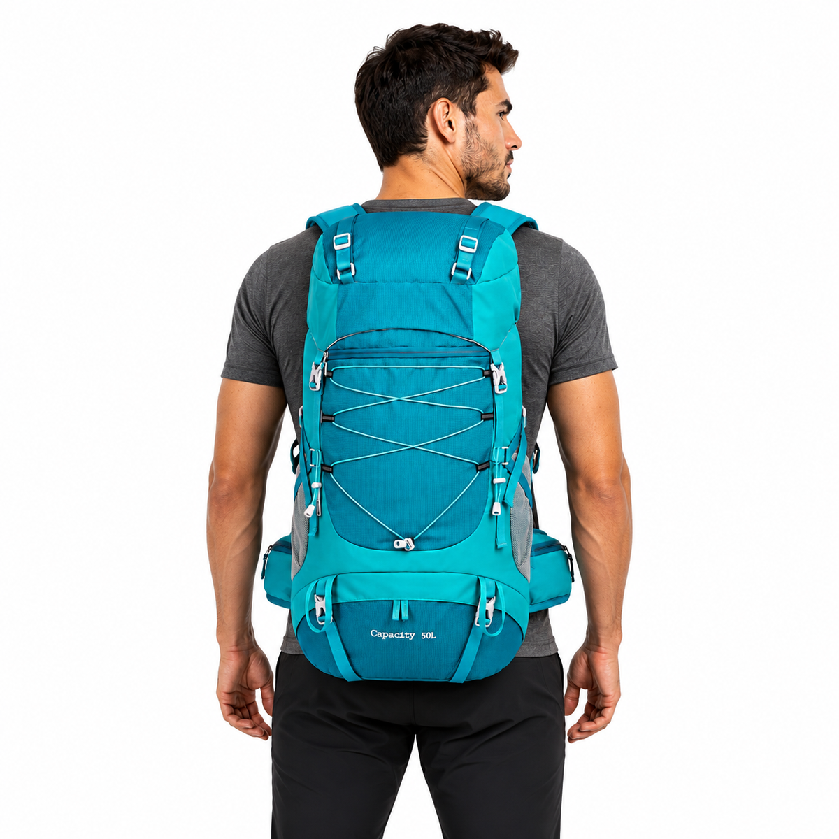 MOCHILA CARGUEIRA COM CAPA DE CHUVA 50L FALPINE