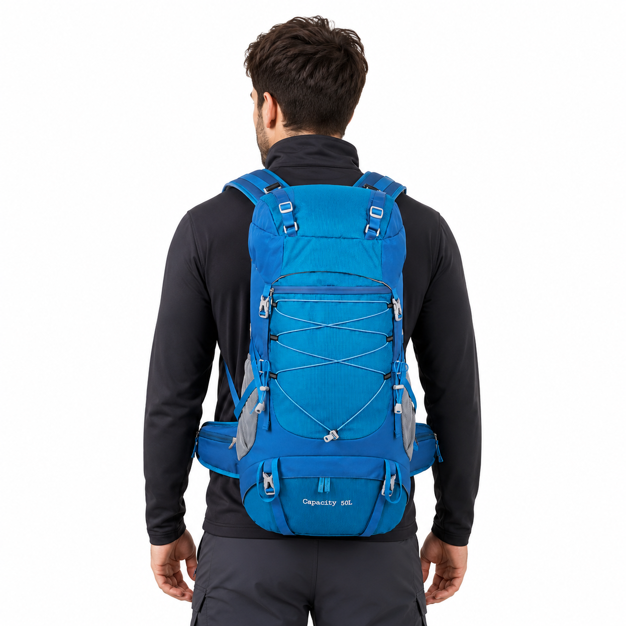 MOCHILA CARGUEIRA COM CAPA DE CHUVA 50L FALPINE