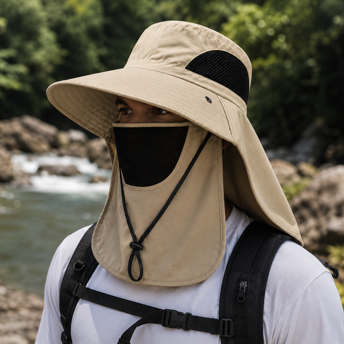 CHAPÉU COM PROTEÇÃO UV MASCULINO TECH FALPINE