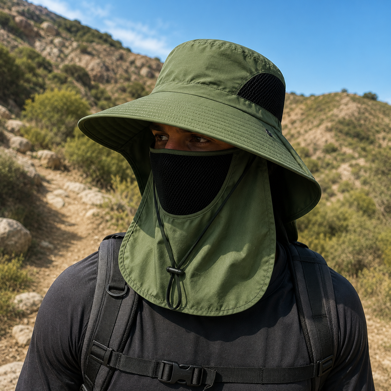 CHAPÉU COM PROTEÇÃO UV MASCULINO TECH FALPINE