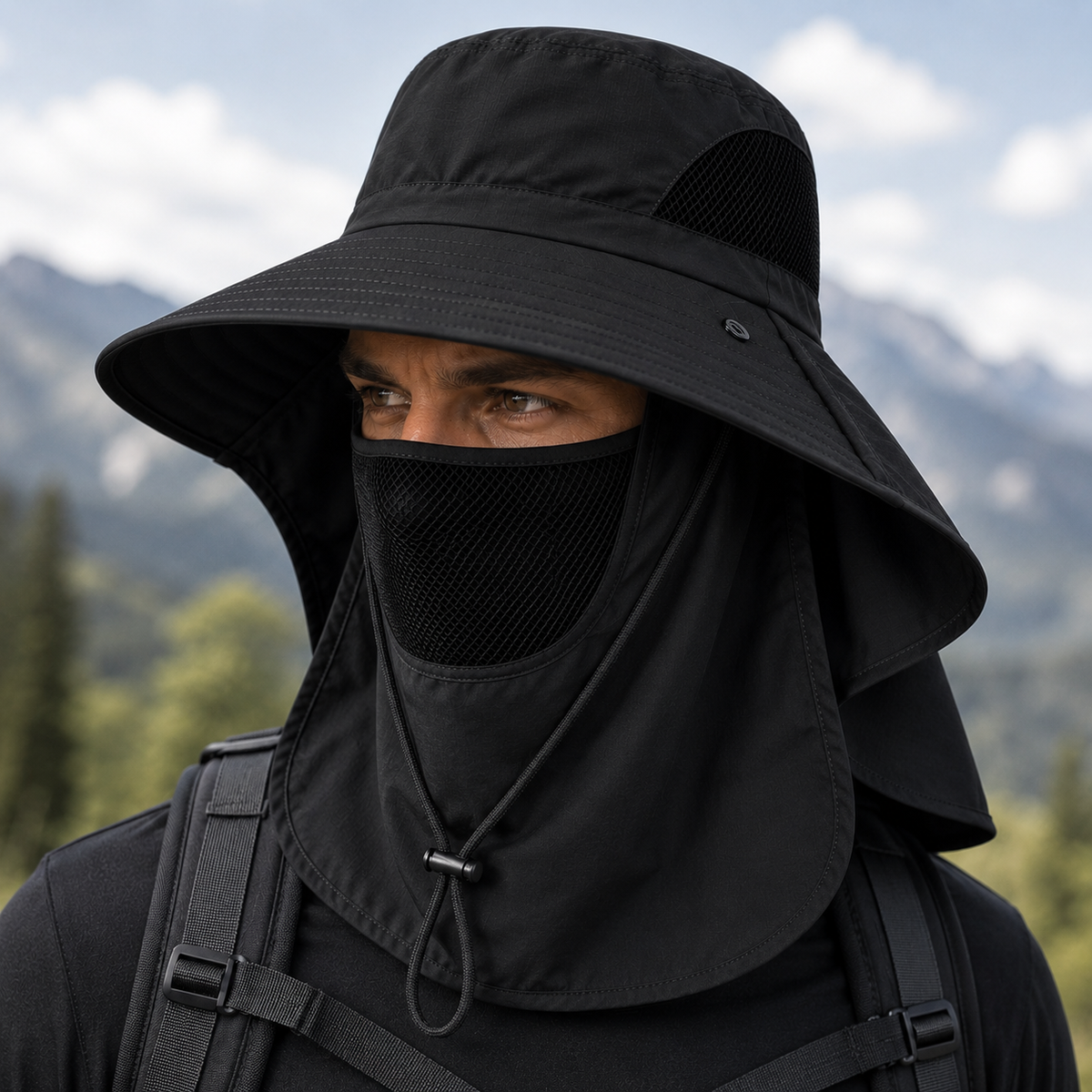 CHAPÉU COM PROTEÇÃO UV MASCULINO TECH FALPINE
