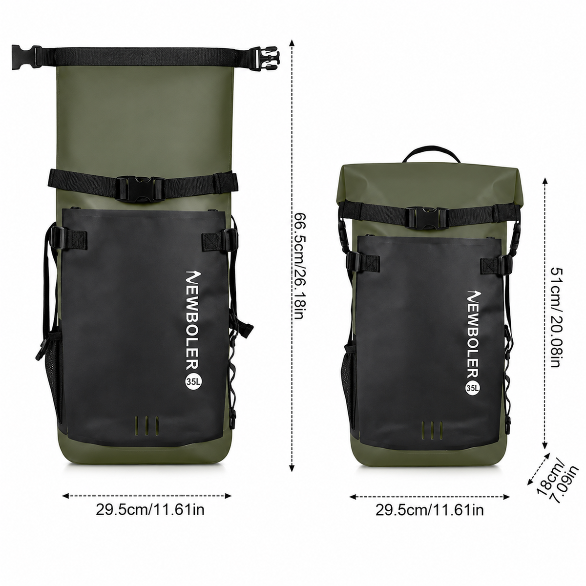 MOCHILA ESTANQUE ROLL TOP 35L FALPINE