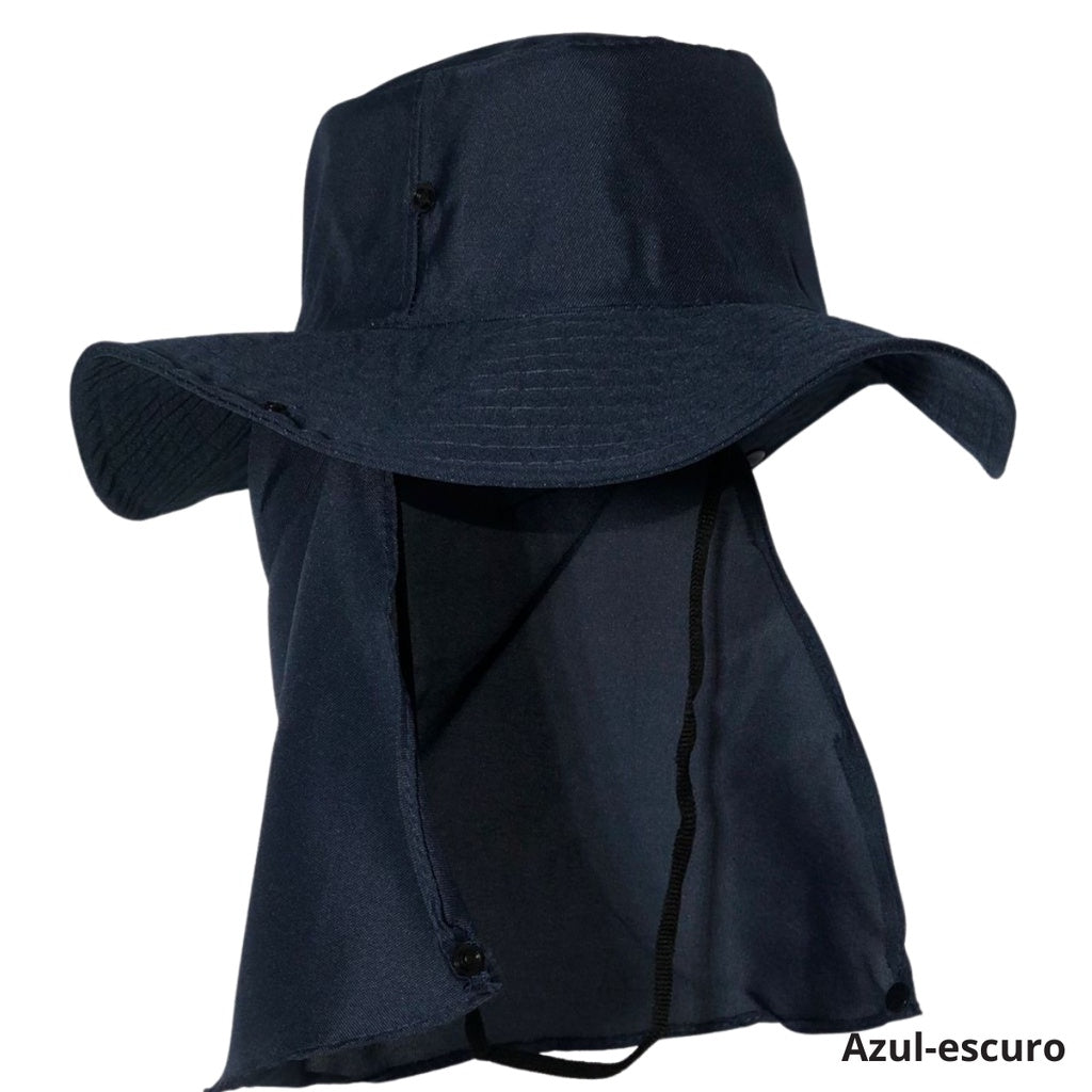 CHAPÉU PESCADOR AUSTRALIANO COM PROTEÇÃO PESCOÇO FALPINE