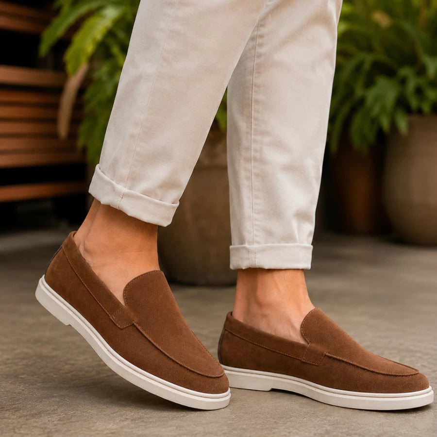 Mocassim Old Money de Camurça Masculino VNZ